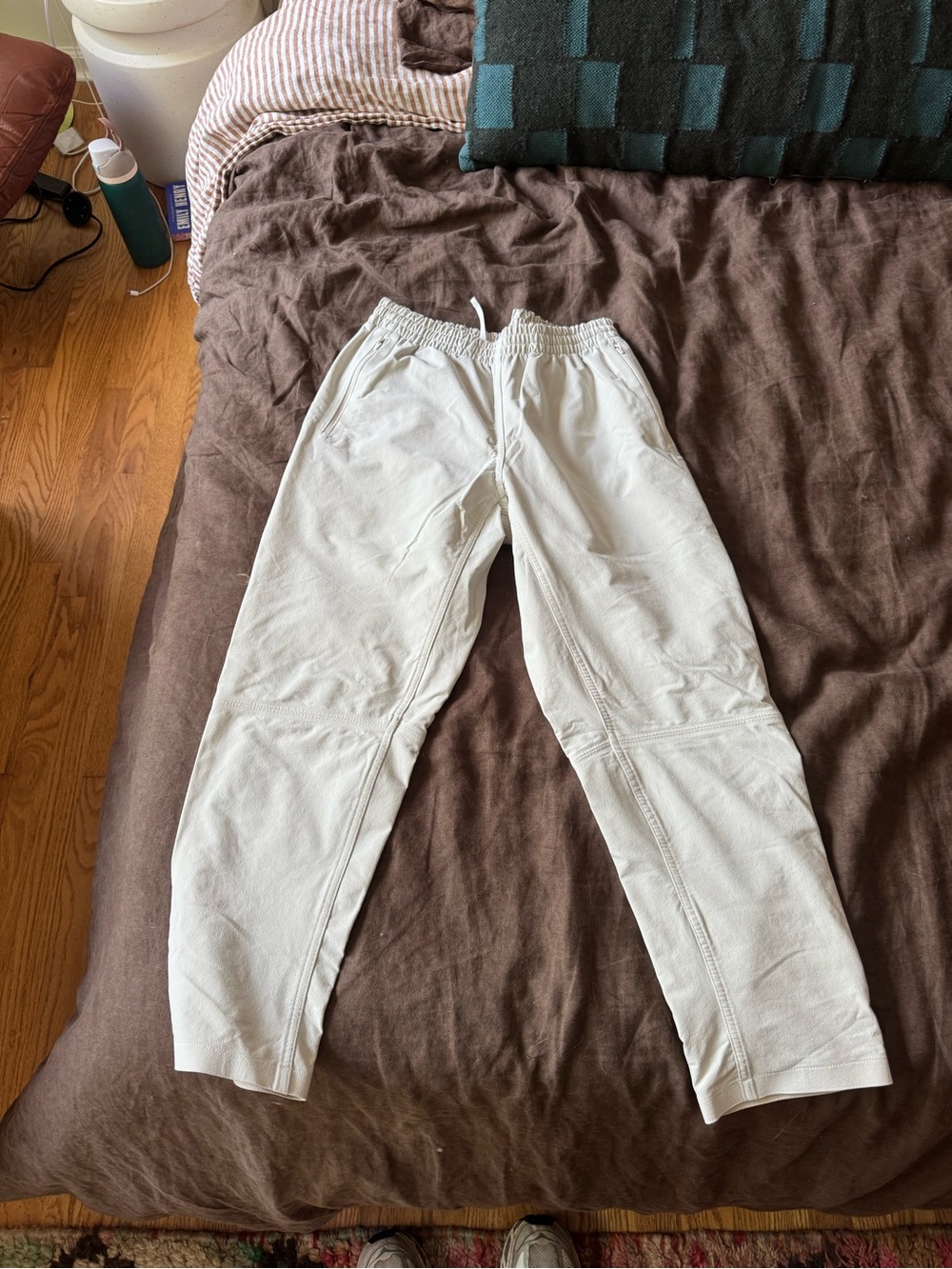Outdoor Voices Light Gray Jogger Pants
